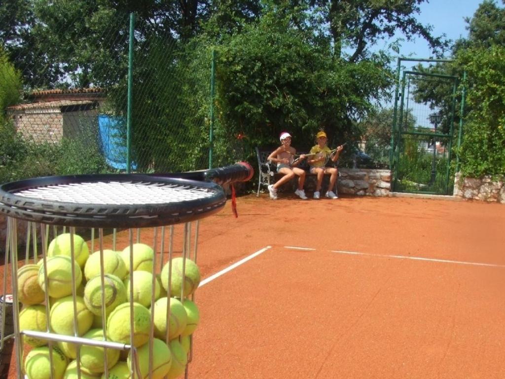 Villa In Funtana With Private Tenniscourt Eksteriør billede